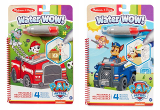 Sada vodných farbičiek Paw Patrol Chase a Marshall 2 ks.